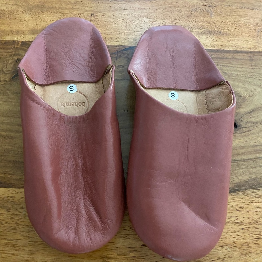 Bohemia soft-soled Moroccon leather slippers small